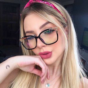 Female anti-blue glasses